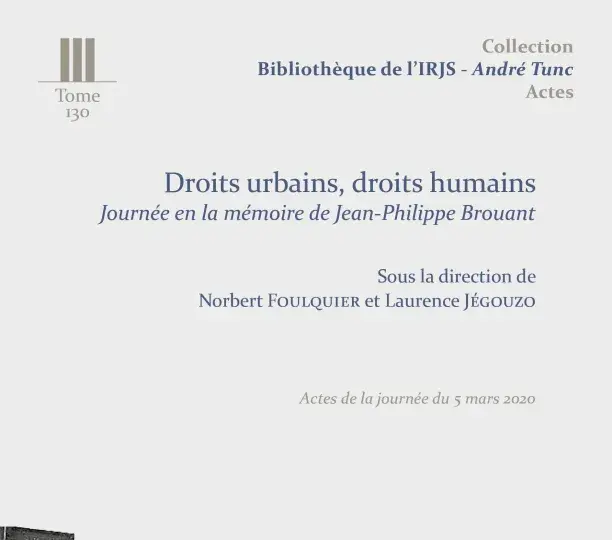 Droit urbains, droits humains